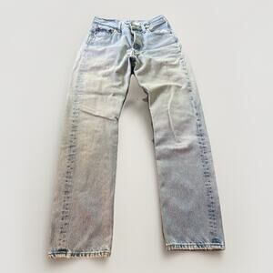 Vintage Levi's 501 Jeans size W30 L32 Made in Brazil 501-0193 Distressed Button